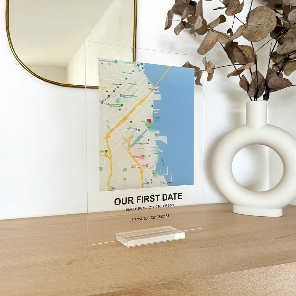 Custom Map plaque